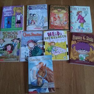 Chapter books: Saving Dove, Can Jansen,Nancy Clancy, Jigsaw Jones x 9 New